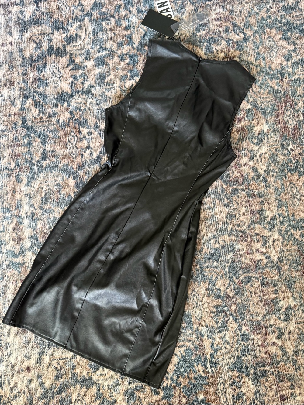NEW Lioness Le Chateau Pleather Corset Style Bodice Sleeveless Mini Dress XS - Picture 13 of 14